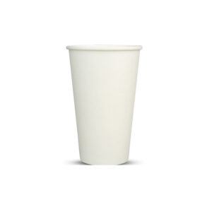 16 oz White Single Wall Paper Cups