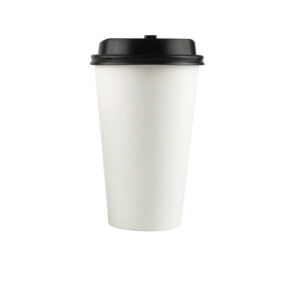 20 oz White Single Wall Paper Hot Cups