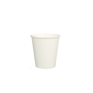 8oz White Single Wall Paper Cups