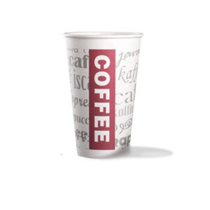 16 oz Custom Single Wall Disposable Coffee Cups