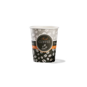 8 oz Custom Single Wall Disposable Coffee Cups