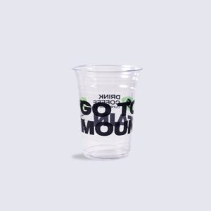 16 oz Custom Branded Clear Plastic Disposable PET Cups