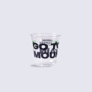 16 oz U Custom Branded Clear Plastic Disposable PET Cup