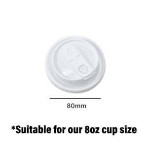 80 caliber flip-up cup lid