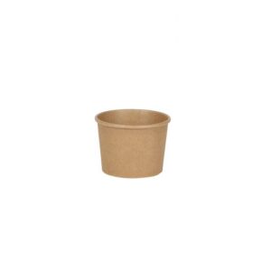 8OZ-90-Kraft Compostable Paper Food Cups