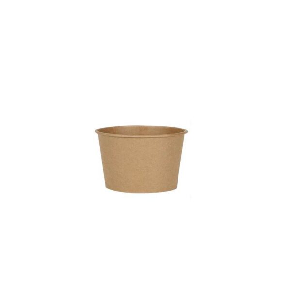 8OZ-98-Kraft Compostable Paper Food Cups