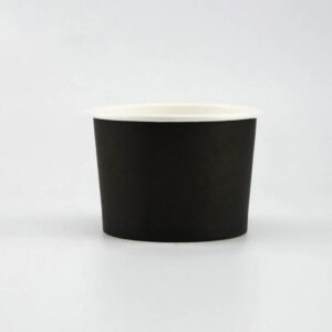 8oz Black Paper Food Cups