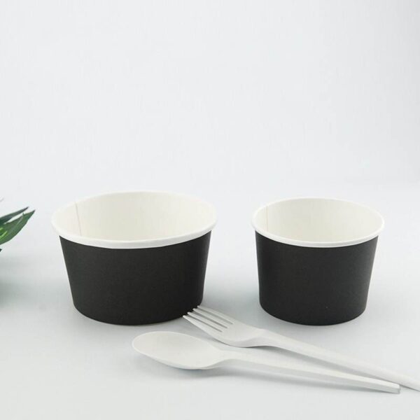 Black Paper Food Cups